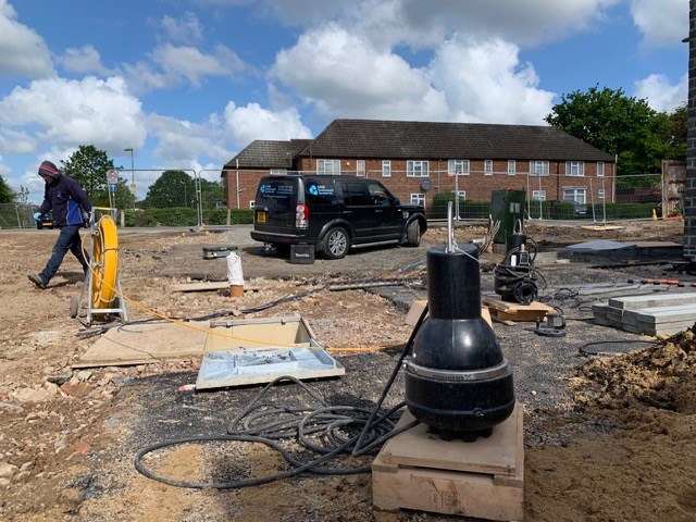 Single phase pump station commissioning Buckinghamshire